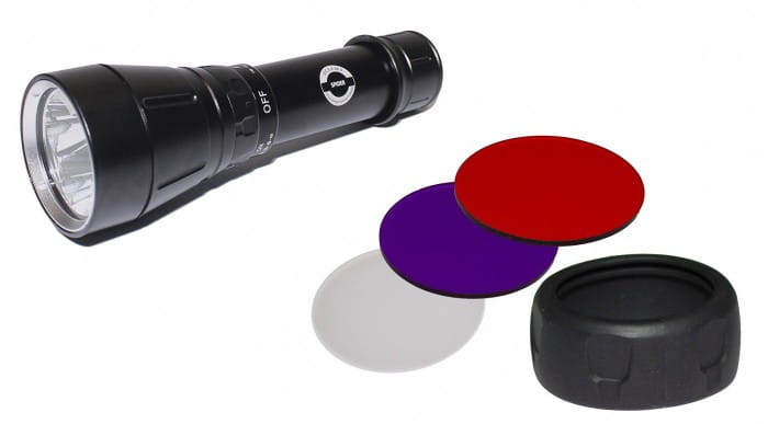 Spider_T_3000_Tauchlampe Spider T-3000 Tauchlampe mit Zubehör