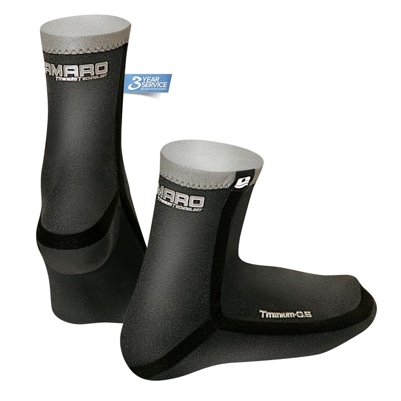 Camaro Titanium Seamless Socks 0,5mm Neoprensocken Camaro Titanium Seamless Socks 0,5mm Neoprensocken