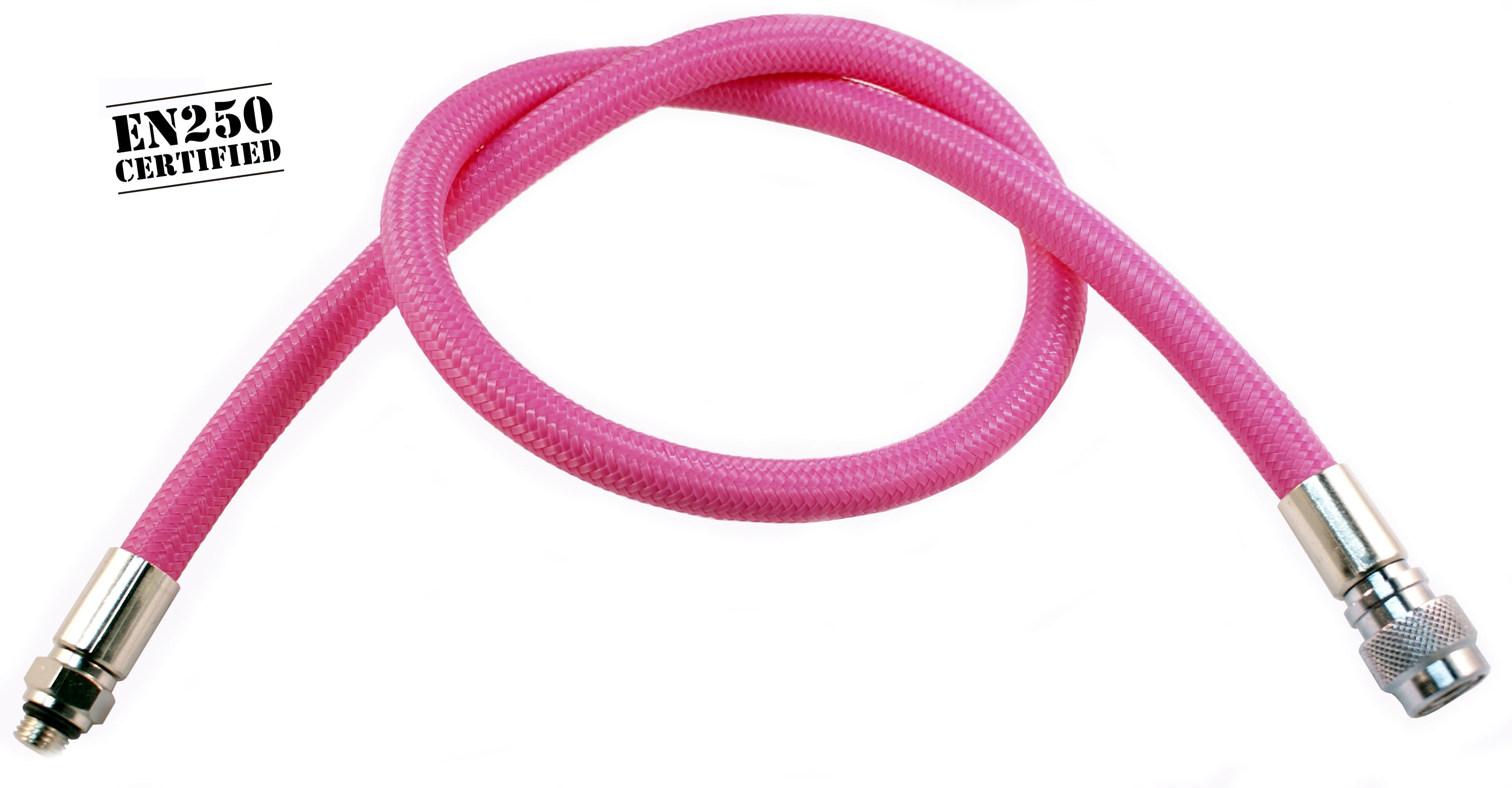 Metalsub Flexschlauch Atemregler 3/8 Pink