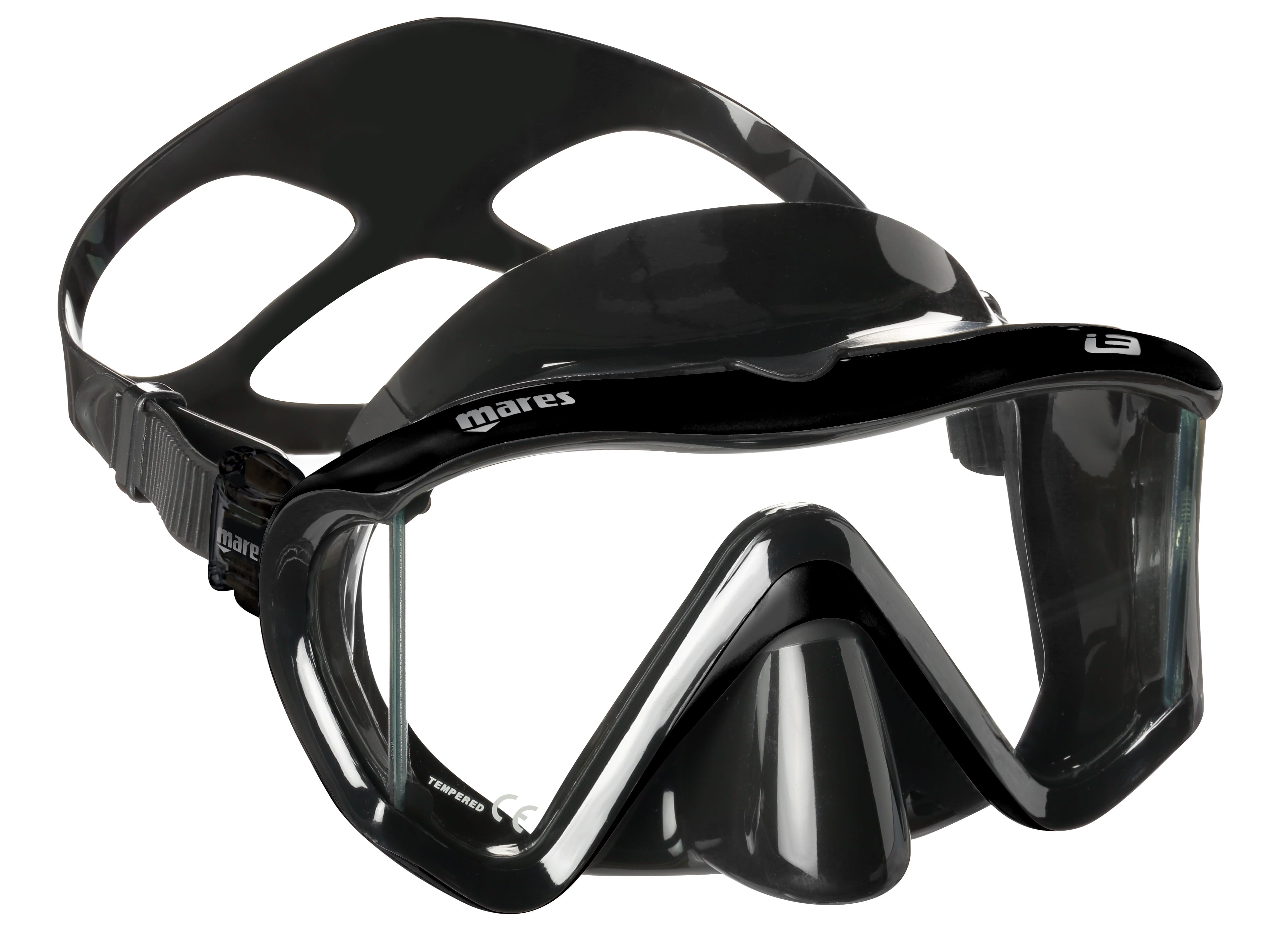 mares_i3_schwarz_schwarz Mares i3 Bay Schnorchelset