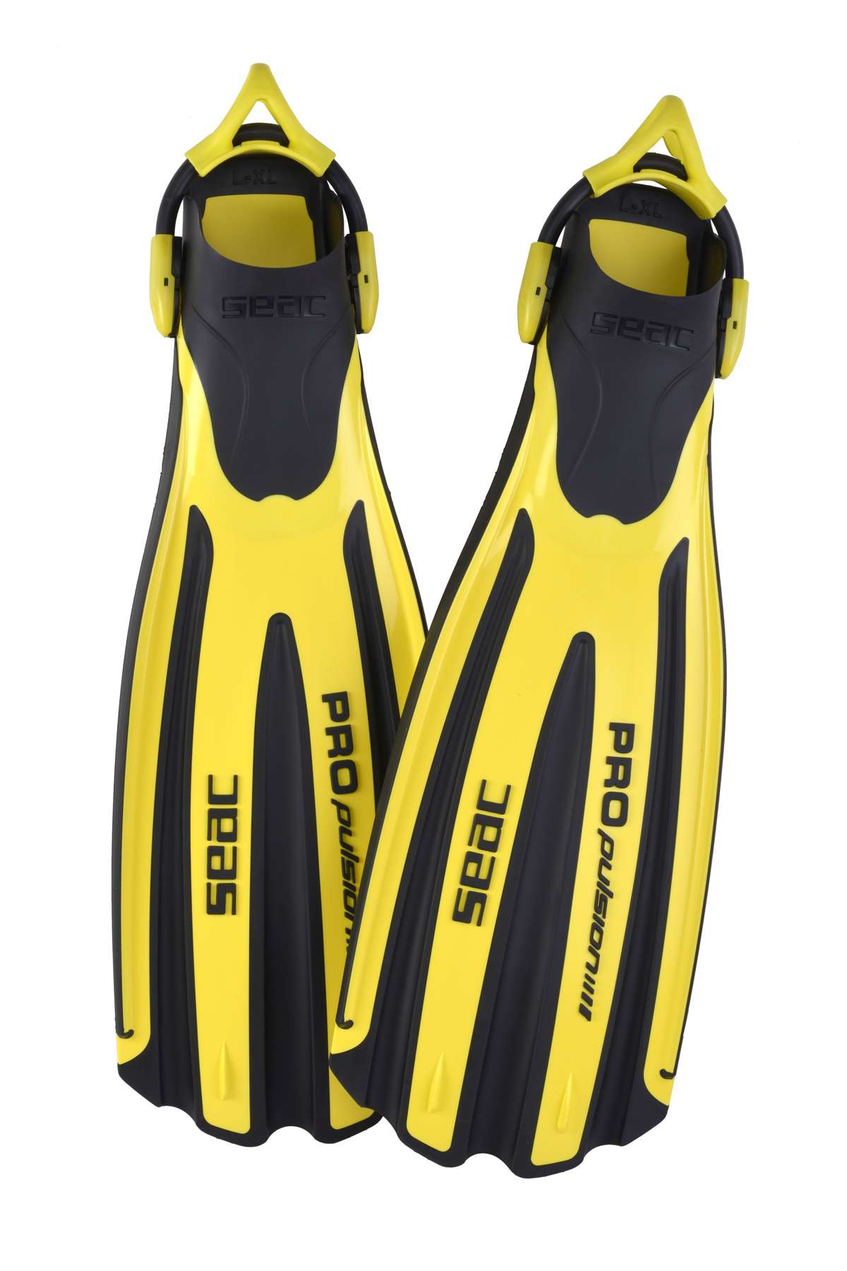 Seac_PropulsionS_yellow_low Seac Sub Propulsion S Geräteflossen mit Sling Straps