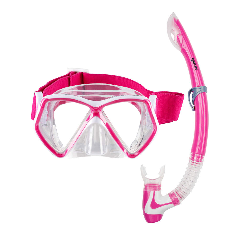 Mares Pirate Neon Kinder Schnorchelset pink