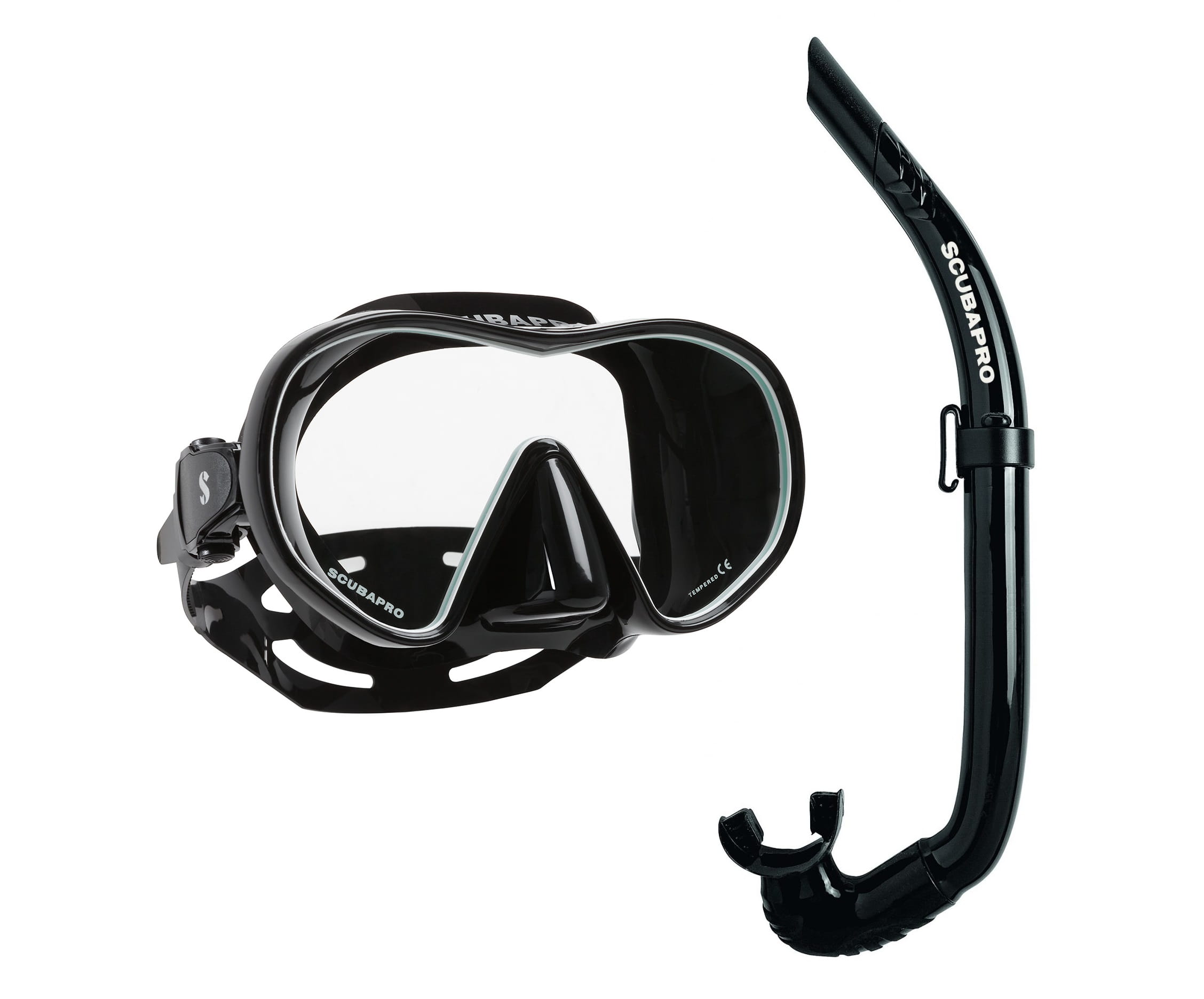 scubapro_solo_maske_apnea Scubapro Solo Tauchermaske mit Apnea Faltschnorchel