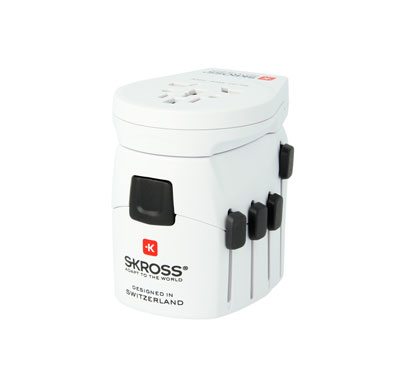 Skross World Pro World USB Steckeradapter
