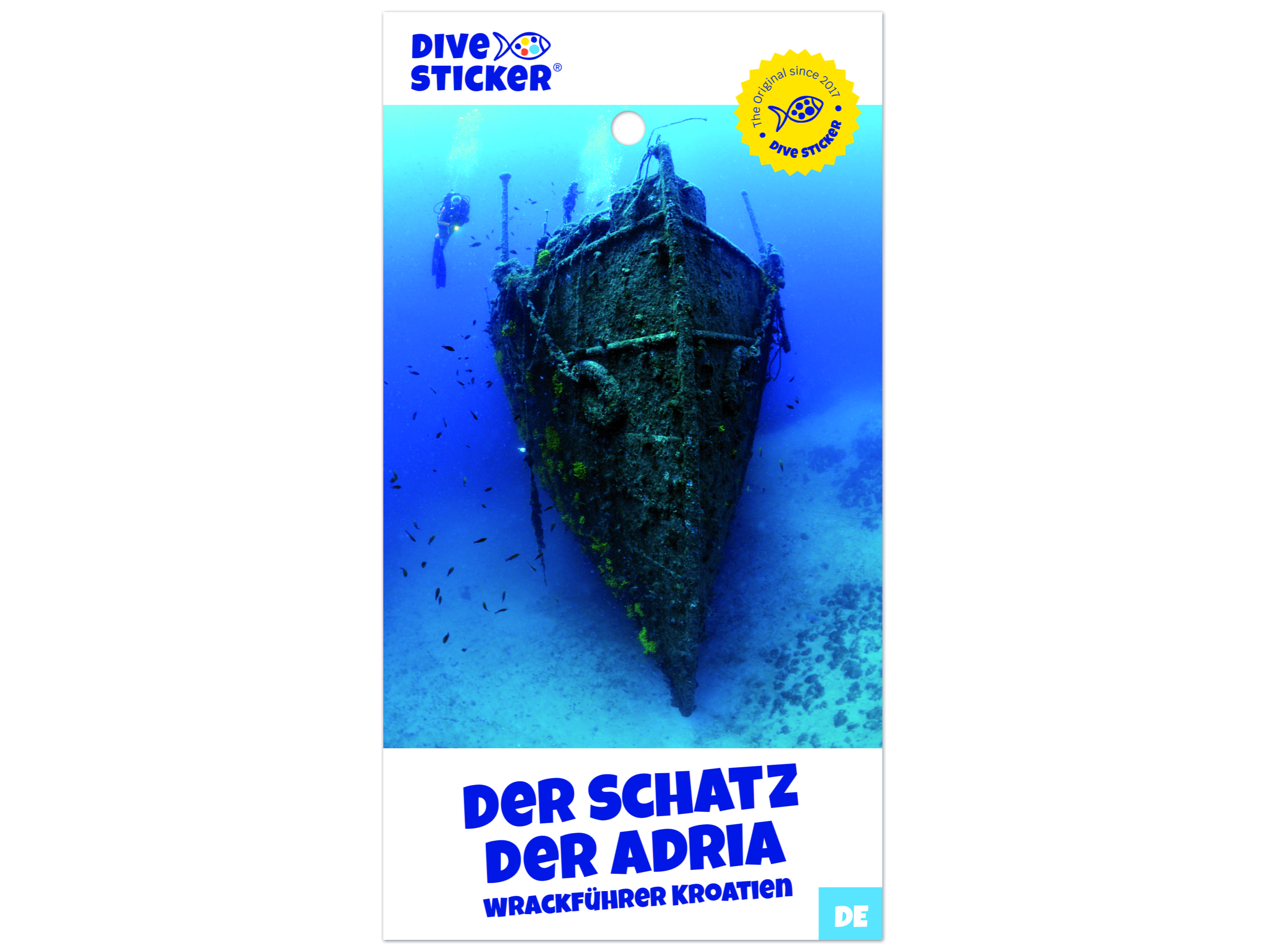 Dive_Sticker_Schatz_der_Adria_Wrackfuehrer_Kroatien_2 Dive Sticker Schatz der Adria, Wrackführer Kroatien