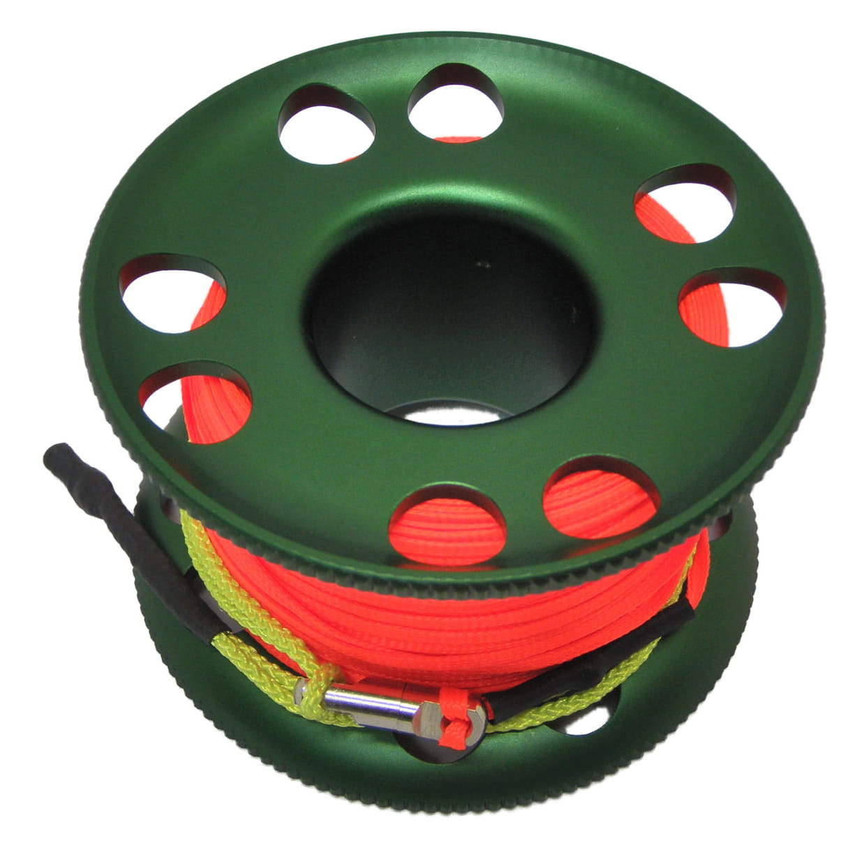 tauchsportvertretungen_finger_reel_gruen Tauchsportvertretungen Aluminium Finger Reel