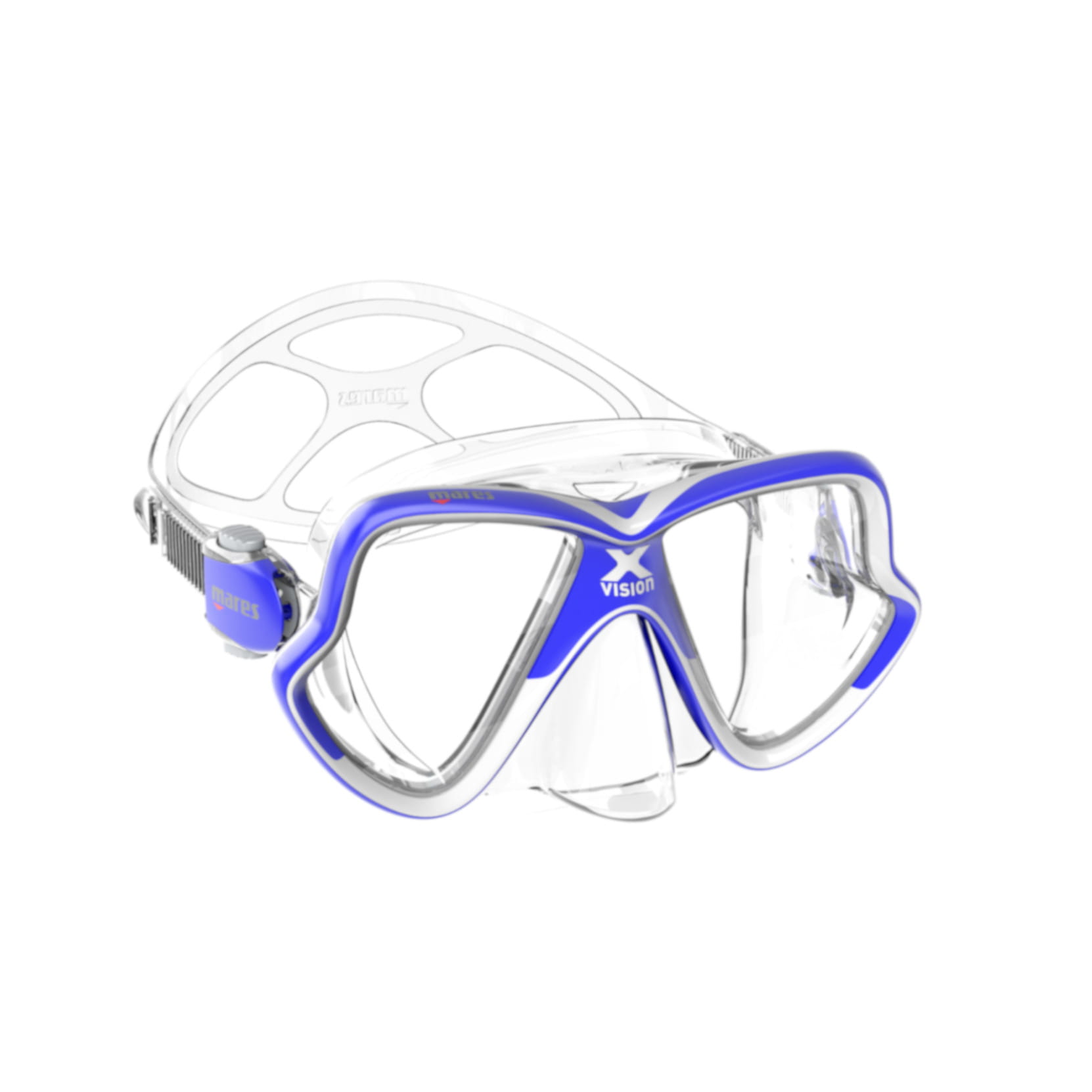 Mares X-Vision Mid 2.0 Tauchmaske mit Sehhilfe