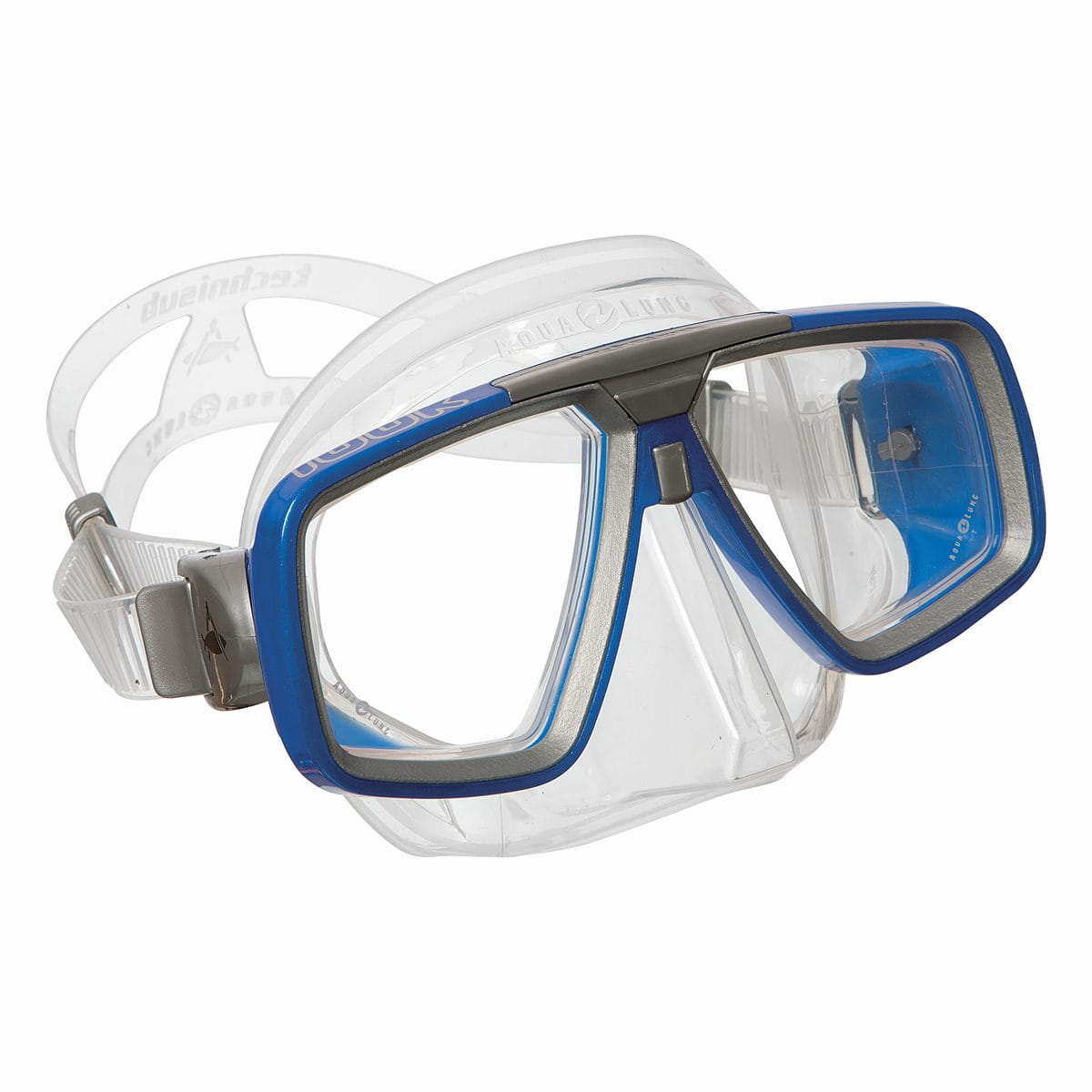 AquaLung_Look_Tauchermaske_metalic_blau Aqualung Look Zweiglas-Tauchermaske blau/metalic