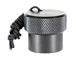 Tauchsportvertretungen_Delrin_DIN_Kappe_schwarz Delrin DIN Kappe