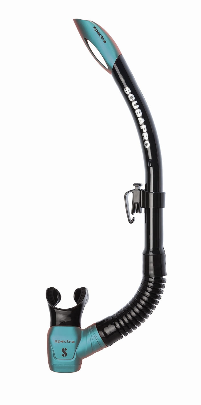 Scubapro Spectra Schnorchel (schwarz/türkis)