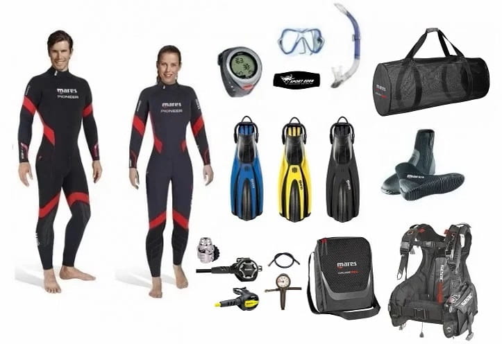 Mares_Allrounder_Komplettset Allrounder Komplettset Tauchausrüstung