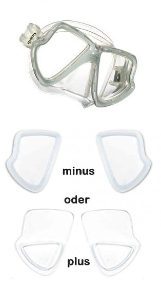 Mares X-Vision Mid mit optischen Gläsern