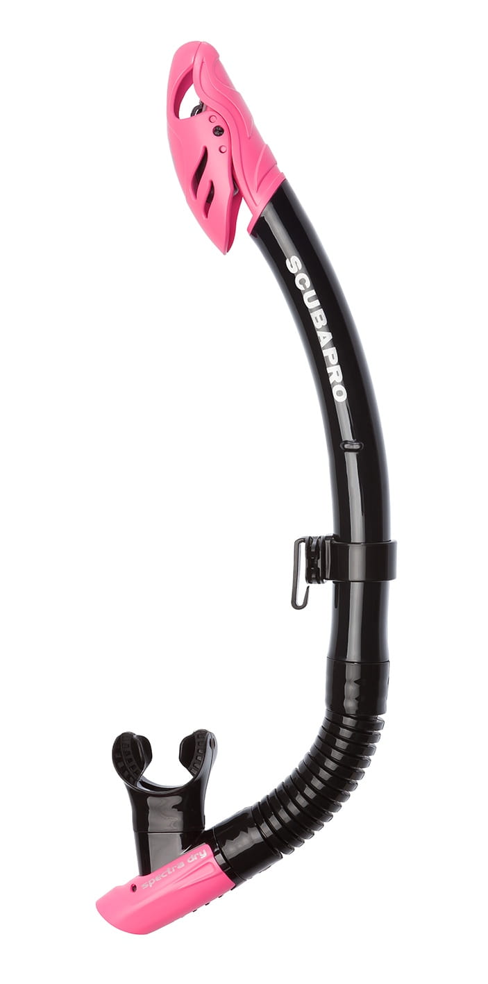 Scubapro Spectra Dry Schnorchel (Schwarz/Pink)