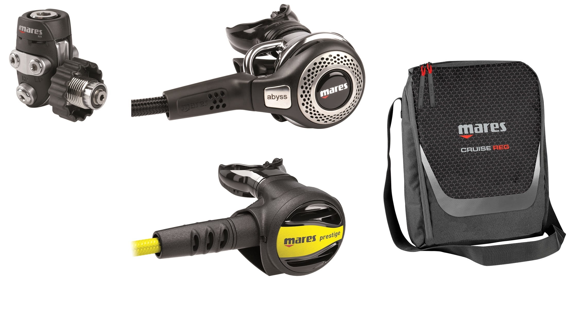 Mares Abyss 52 mit Prestige Octopus Atemreglerset