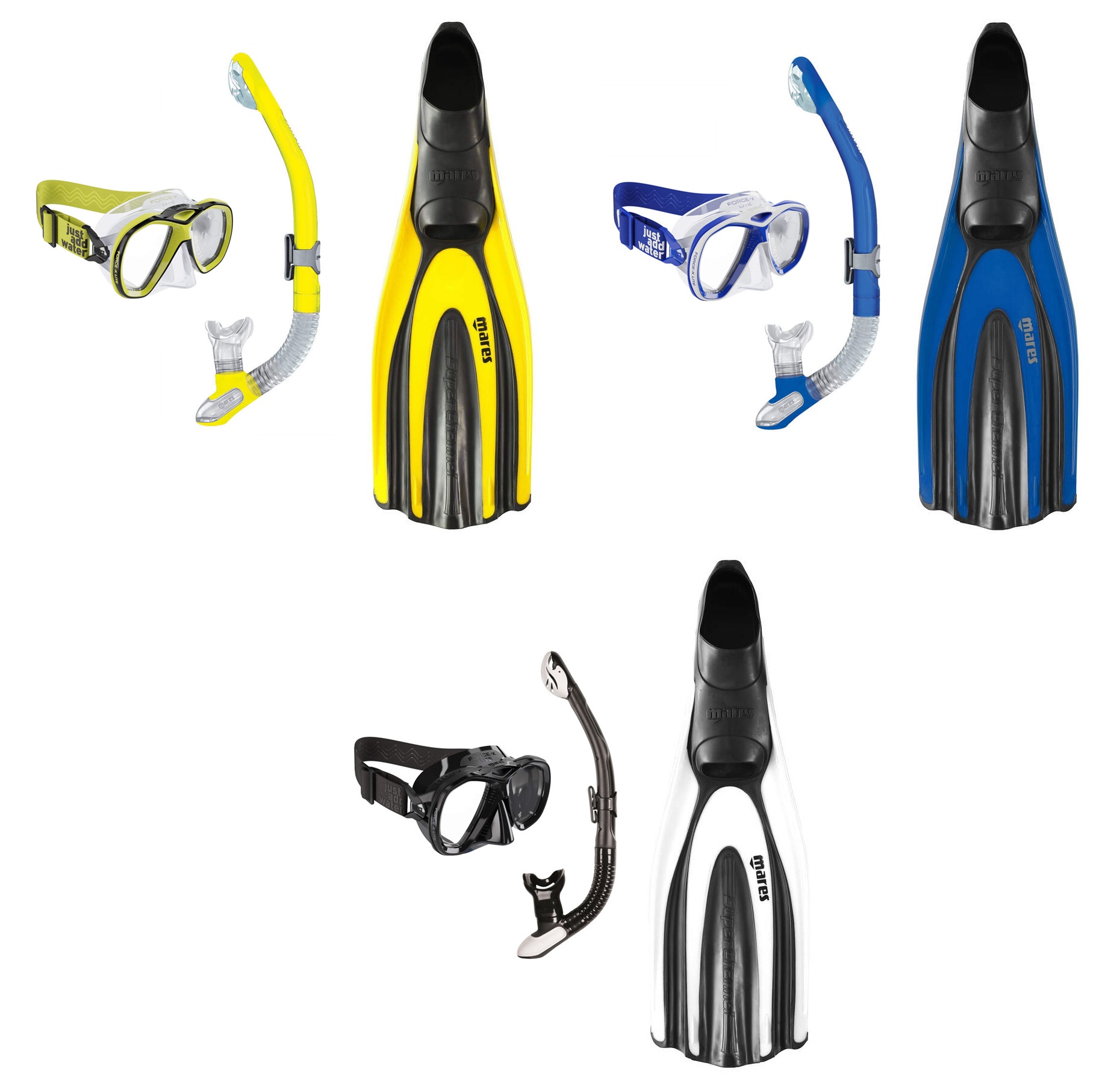 Mares Force-X Lite Schnorchelset