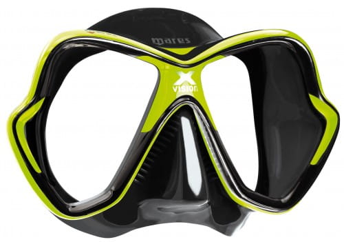 Mares X-Vision Tauchermaske New 2014 lime schwarz