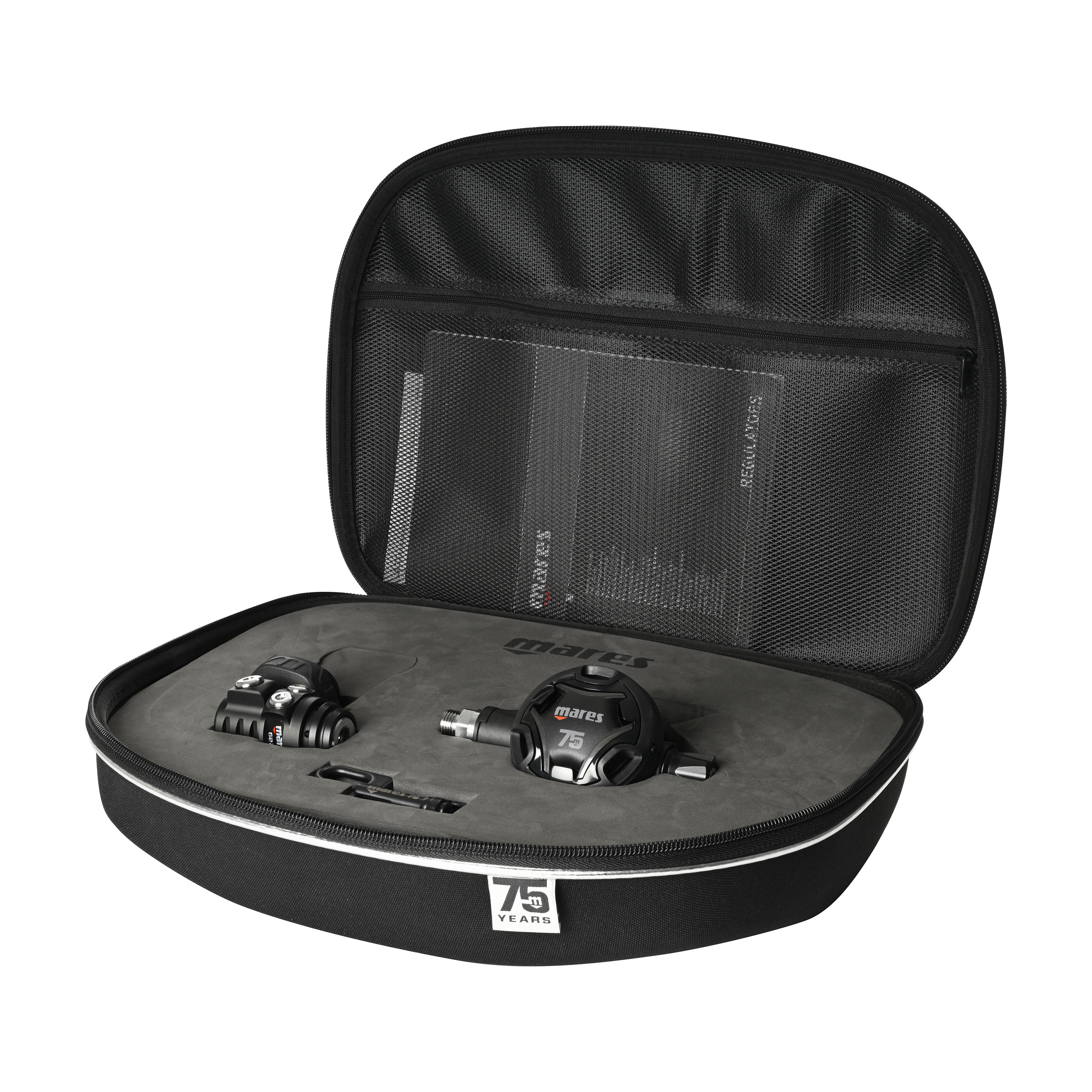 Mares Dual ADJ 62X 75 Jahres Jubiläums-Edition Atemreglerset Limited Edition Mares Dual ADJ 62X 75 Jahres Jubiläums-Edition Atemreglerset Limited Edition