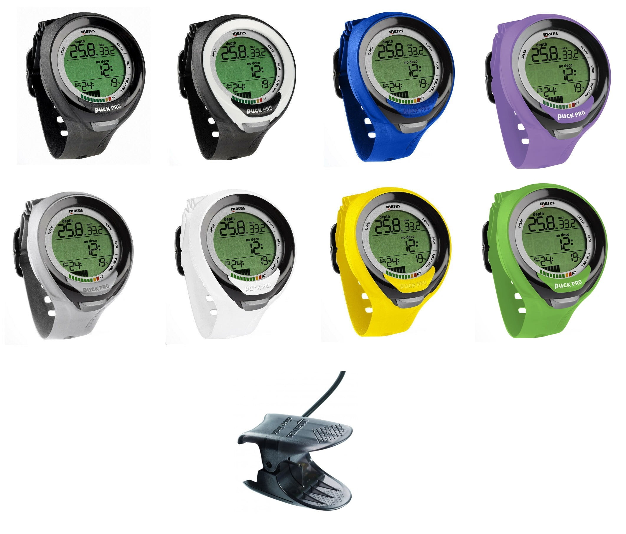 Mares_Puck_Pro_Plus_mit_Interface Mares Puck Pro Plus Tauchcomputer mit Interface