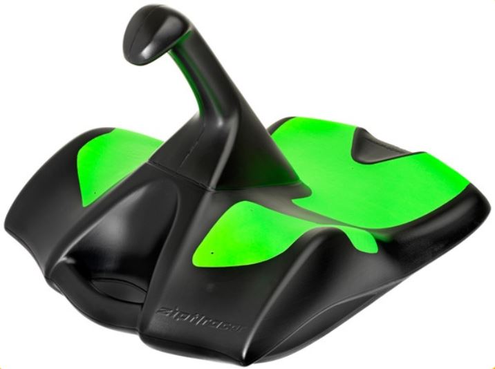 Zipflracer Luxus schwarz/leuchtgrün